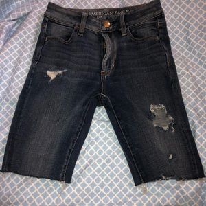 Hi-Rise Jeggings Shorts